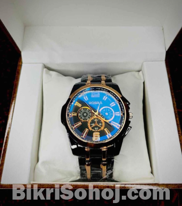 Rosra Men's Stainless Steel Fashion Watch for men